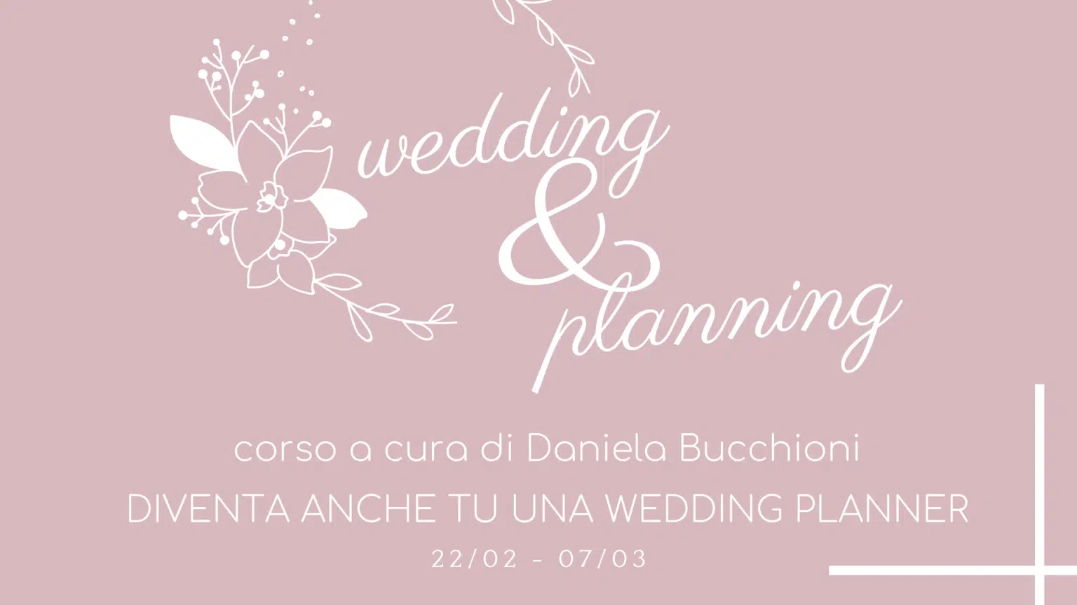 Corso Wedding planner